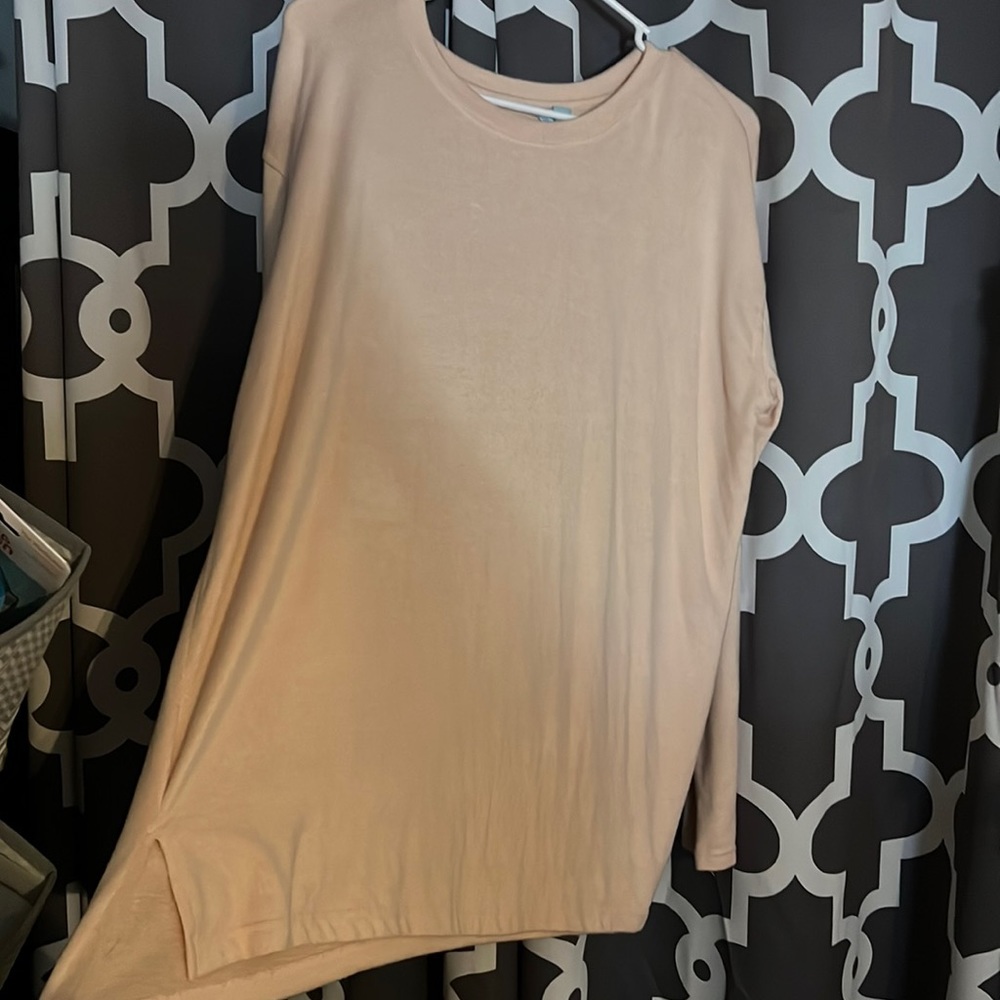 Light pink oversized sweater